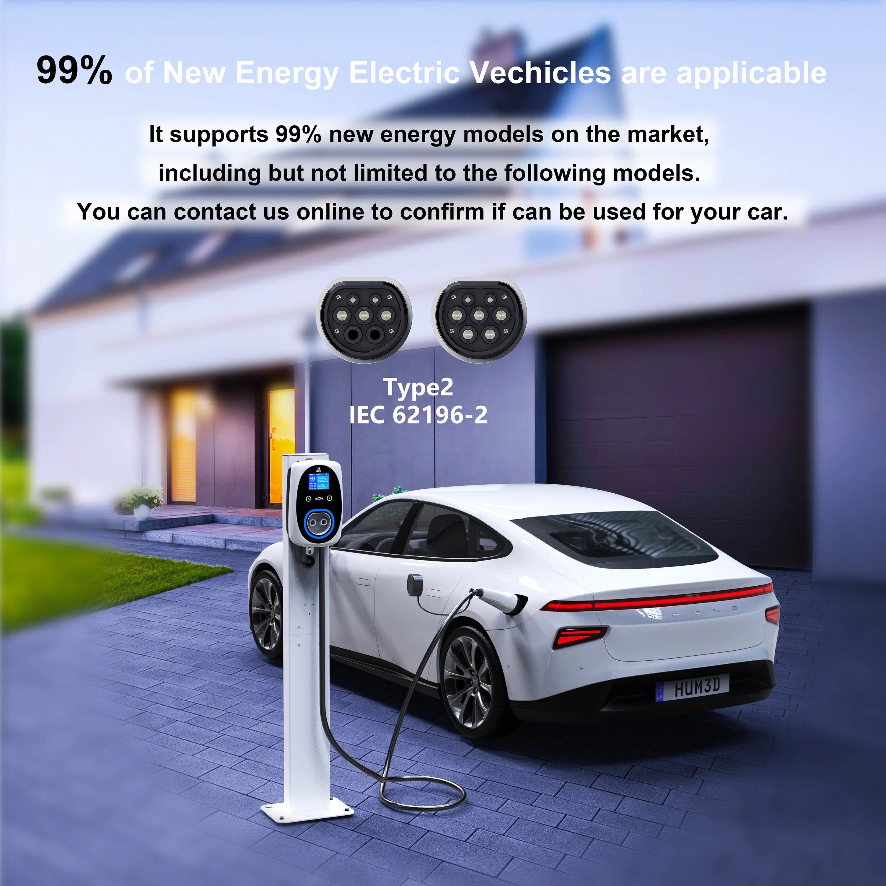 GWUYU EV Charger 32A 7.6KW EVS - Ev Charger Wallbox 评论和价格