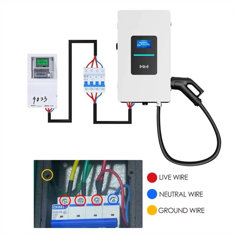 RSCHG 20kw CCS1 IP54  DC Elect - Ev Charger Wallbox 评论和价格